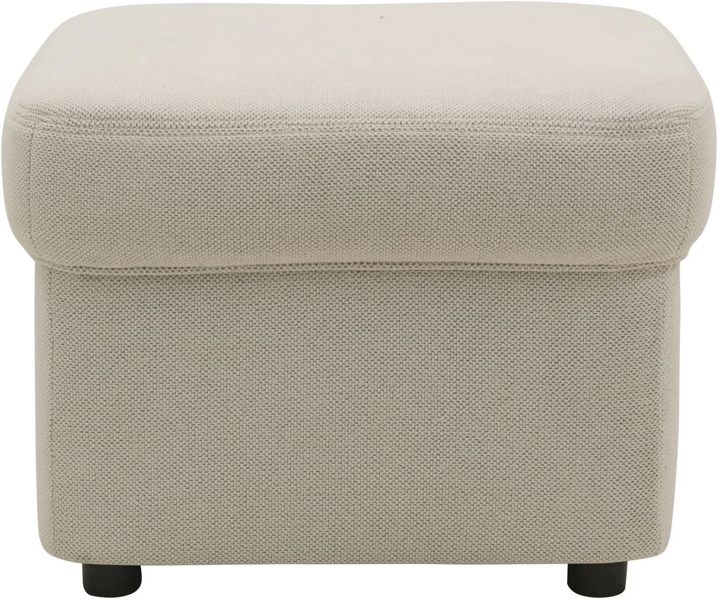 DOMO COLLECTION Flores Hocker Creme Polyester - Bild 3