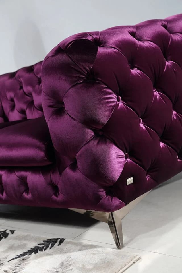 JVmoebel Chesterfield Zwei Sitzer Sofa Design Italien - Bild 3