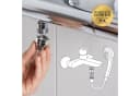 puregreen Duscharmatur Wassersparer Venturi Effekt Silber Bild 3