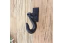 Macosa Home Wandhaken Industrial Schwarz Metall Bild 1