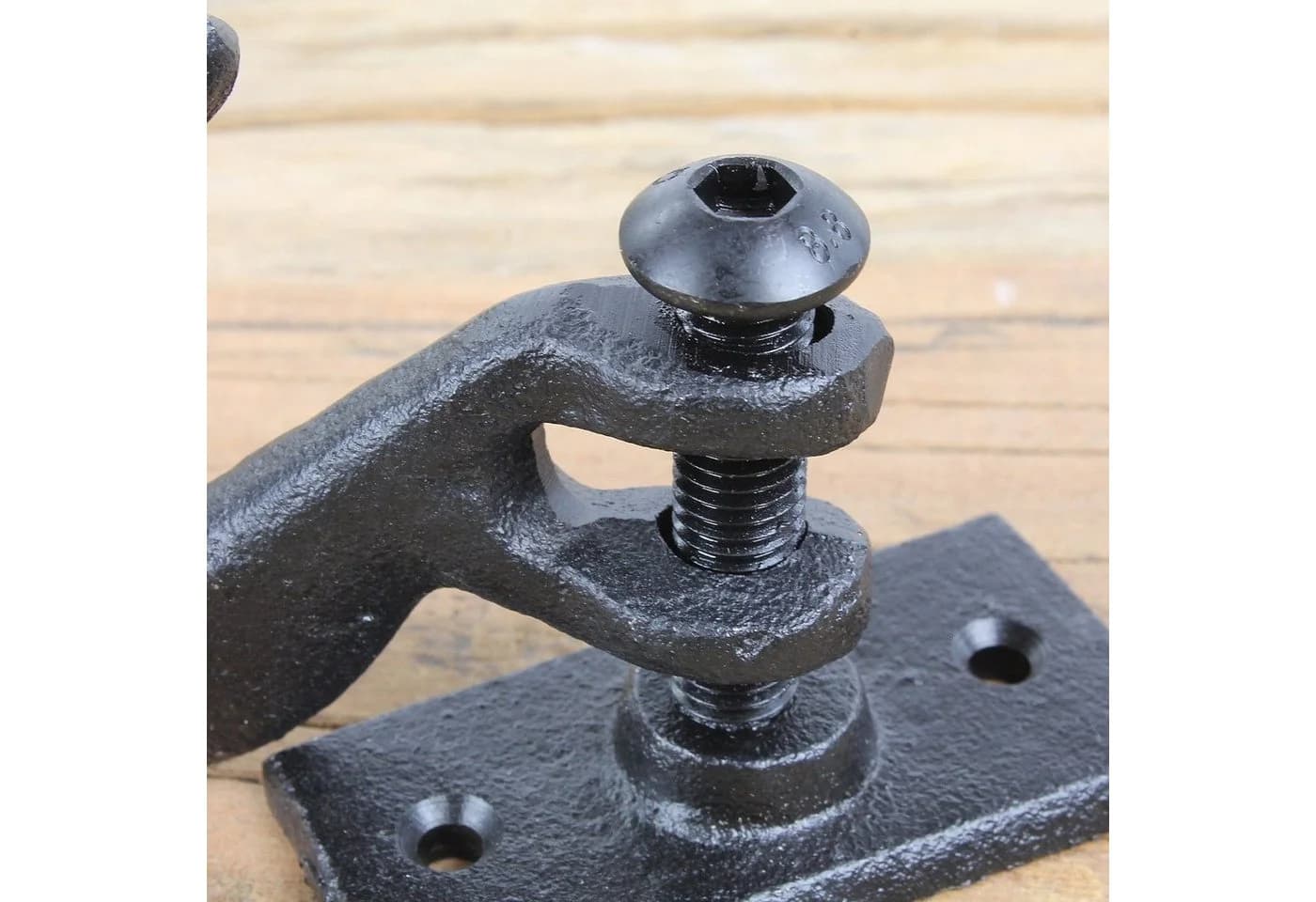 Macosa Home Wandhaken Industrial Schwarz Metall - Bild 3