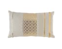 Macosa Home Dekokissen Beige Gold Weiß Muster, Zierkissen Modern Dekokissen Sofakissen Bild 4