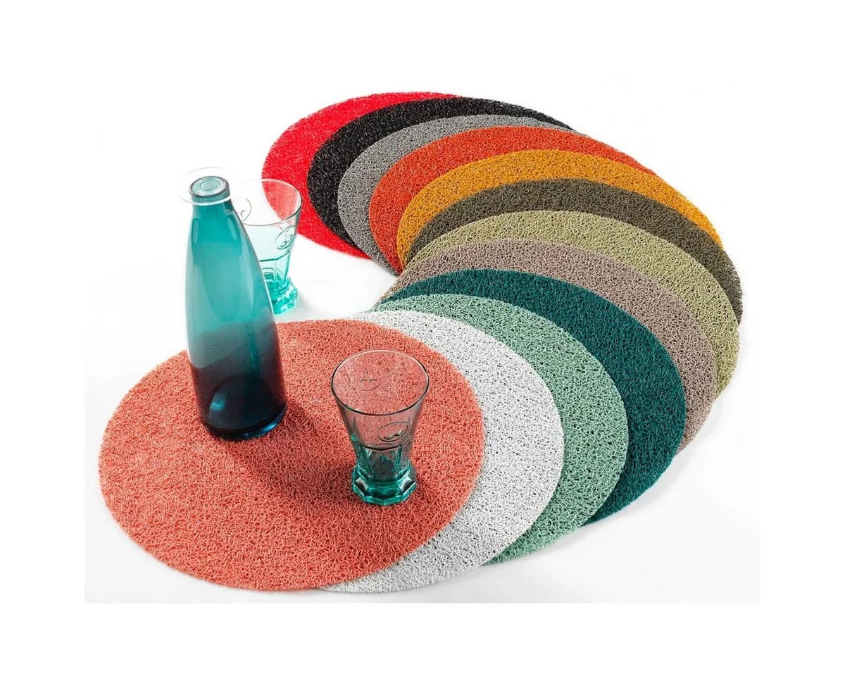 Macosa Home Platzset 4er Set rund PVC abwischbar 38 cm - Bild 3
