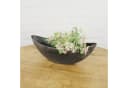 Macosa Home Pflanzschale Schiff Grau Marmoriert Kunststoff Bild 1
