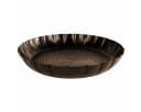 Macosa Home Dekotablett Schwarz Metall Rund 27 cm Modern Bild 2