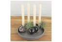Macosa Home Adventskranz Kerzenteller rund Metall 25 cm Bild 2
