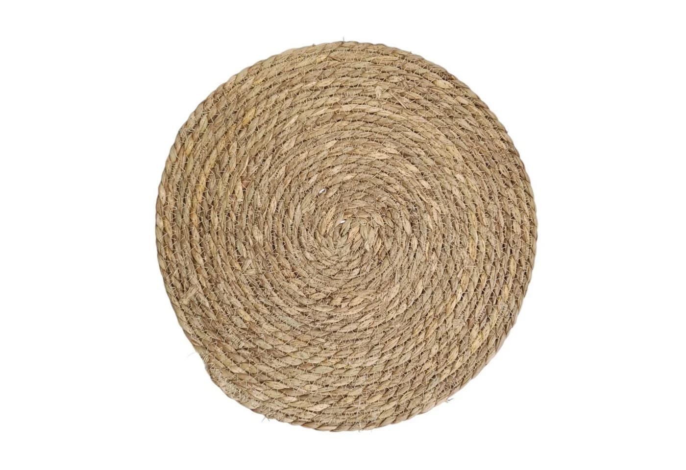 Macosa Home Platzset 4 Stk. Stroh rund Braun Naturfarben - Bild 2