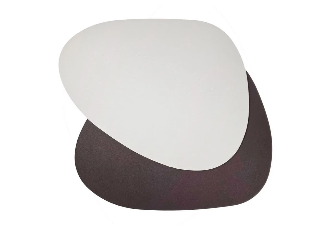 Macosa Home Platzset 4 Stk. Steinoptik Braun Creme PVC - Bild 2