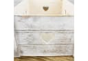 Macosa Home Dekokiste 2x Weiß Herzen Holz Holzkiste 29 cm Kiste Bild 1