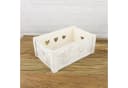Macosa Home Dekokiste 2x Weiß Herzen Holz Holzkiste 29 cm Kiste Bild 4