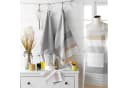 Macosa Home Topfhandschuhe & Topflappen Beige Grau Gestreift Bild 3