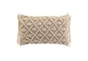Macosa Home Dekokissen Makramee Beige Inkl. Füllung Bild 2