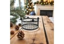 Macosa Home Adventskranz Korb Schwarz Metall Modern Bild 4