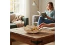 Macosa Home Dekoschale Makramee Baumwolle Beige 30 cm Bild 1