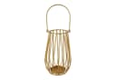 Macosa Home Kerzenlaterne Metall Gold mit Tragegriff Bild 1