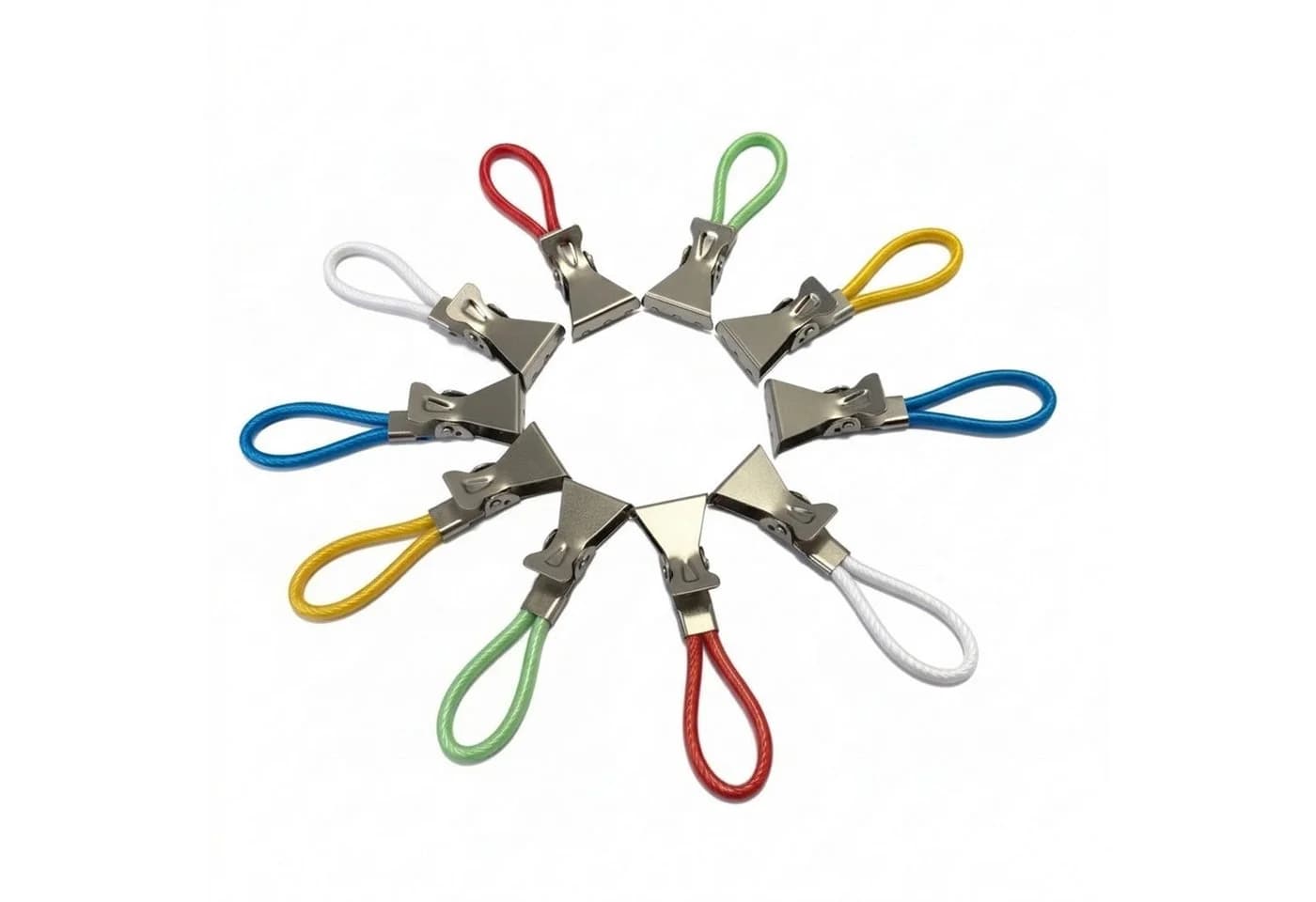meberg Handtuchhalter 10er Set - Clips ohne Bohren für Bad & Küche - Bild 2