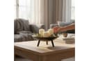 Macosa Home Dekoschale Mangoholz auf Füßen 25 cm Bild 1