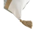 Macosa Home Dekokissen 30x50 cm Beige Braun Grün mit Quasten Bild 5