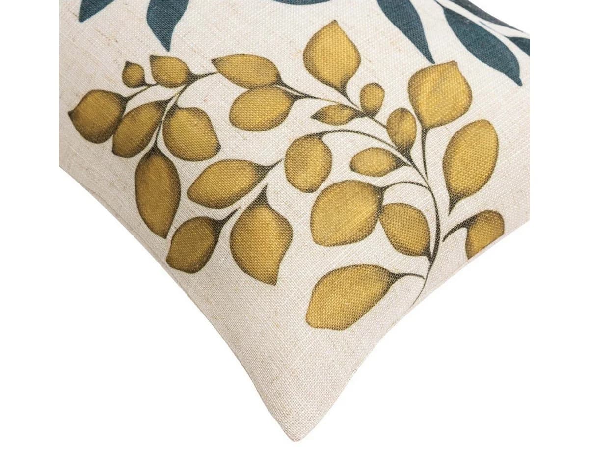 Macosa Home Dekokissen 30x50cm Beige Grün Braun mit Quasten - Bild 3