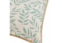 Macosa Home Dekokissen 45x45 cm Beige Grün Blätter Baumwolle Jute Bild 3