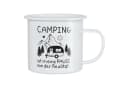 Macosa Home Tasse XL Metall Weiß Camping Design 450ml Bild 2