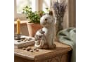 Macosa Home Dekofigur Katze Grau Beige Polyresin Bild 1