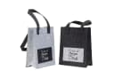 Macosa Home Geschenktasche Filz Grau 26 cm 2er Set Bild 2
