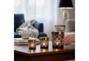 Macosa Home Teelichthalter 3er Set Schwarz Gold Glas Bild 1