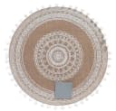 Macosa Home Platzset Boho rund beige braun 4er Set Tischmatte Bild 2