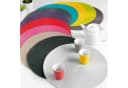Macosa Home Platzset 4er Set Schwarz Kunststoff Rund Bild 3