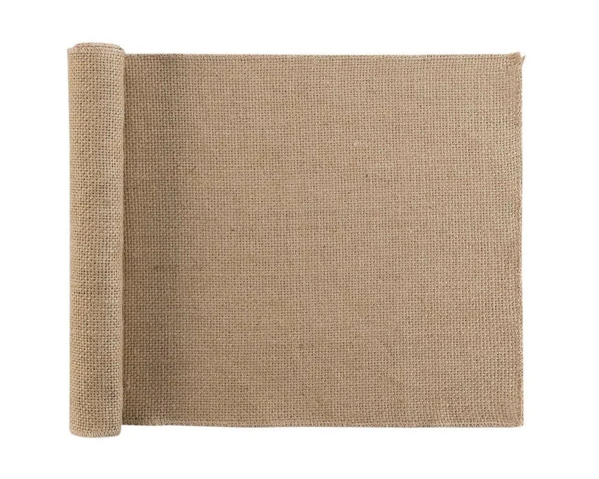 Macosa Home Tischläufer Jute Braun 140x35 cm Modern - Bild 2