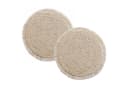 Macosa Home Platzset 2er Set Maisstroh Fransen rund Beige Bild 4