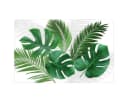 Macosa Home Platzset 4-tlg. Dschungel-Design Weiß/Grün/Grau Bild 2