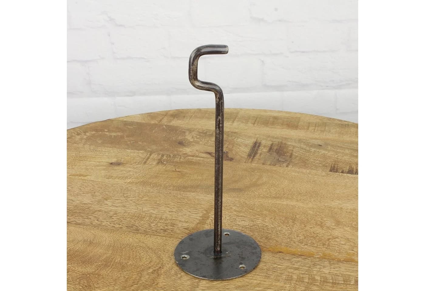 Macosa Home Wandhaken Garderobenhaken Metall Grau-Braun Antik