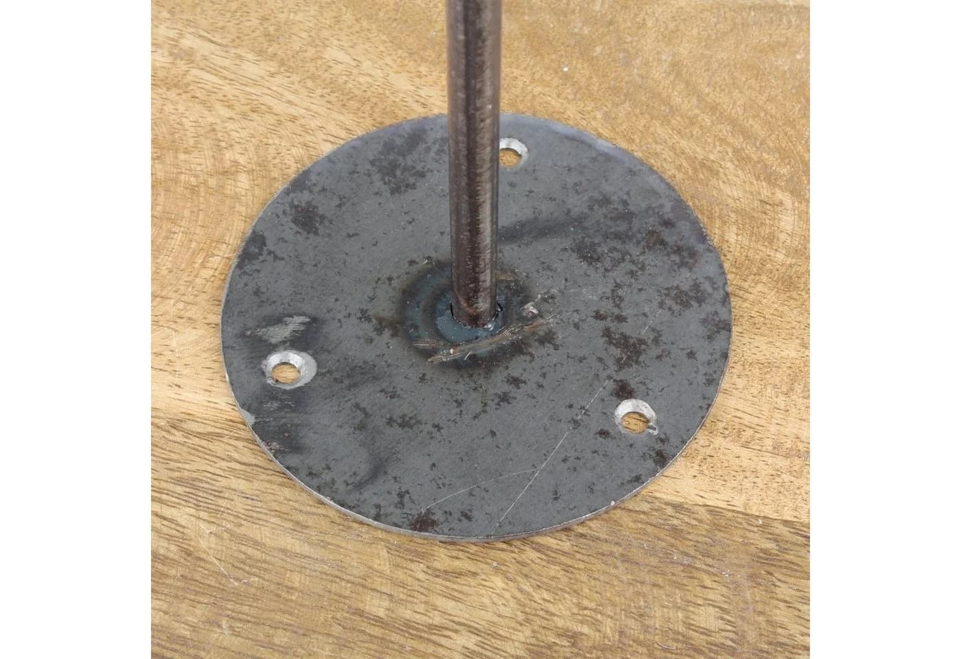 Macosa Home Wandhaken Garderobenhaken Metall Grau-Braun Antik - Bild 3