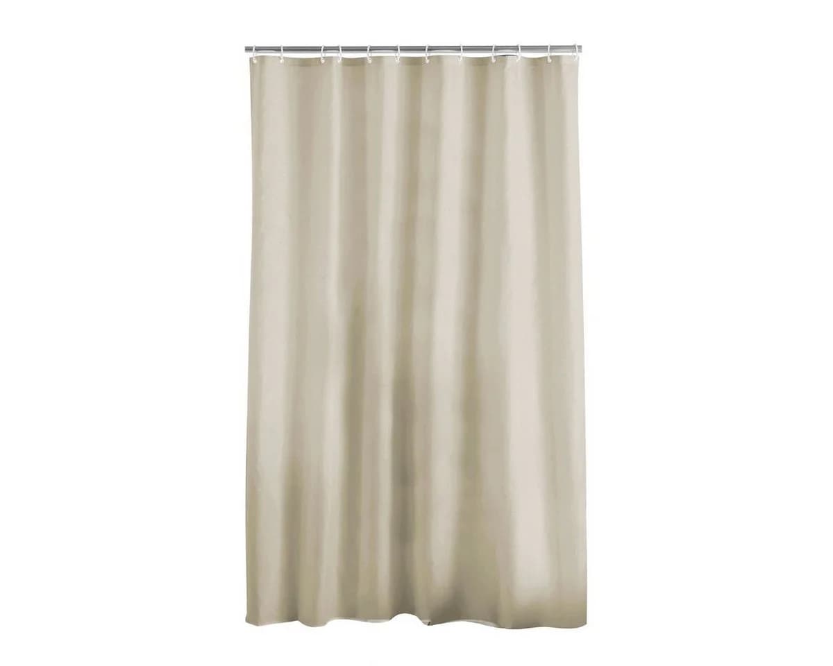 Sanixa Duschvorhang Textil Beige inkl. Ringe - Bild 2