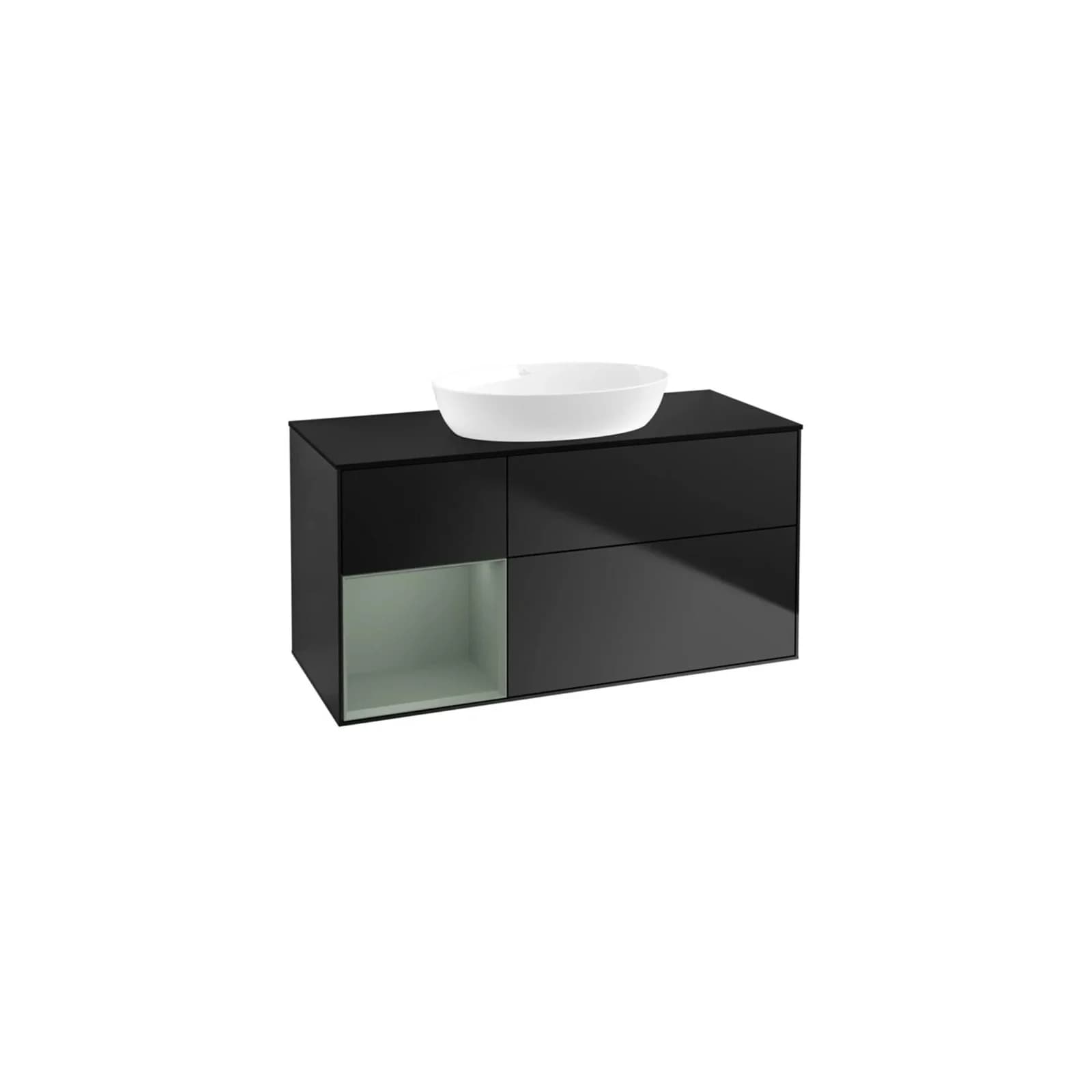 Villeroy und Boch Finion Waschtischunterschrank 120cm Black Matt