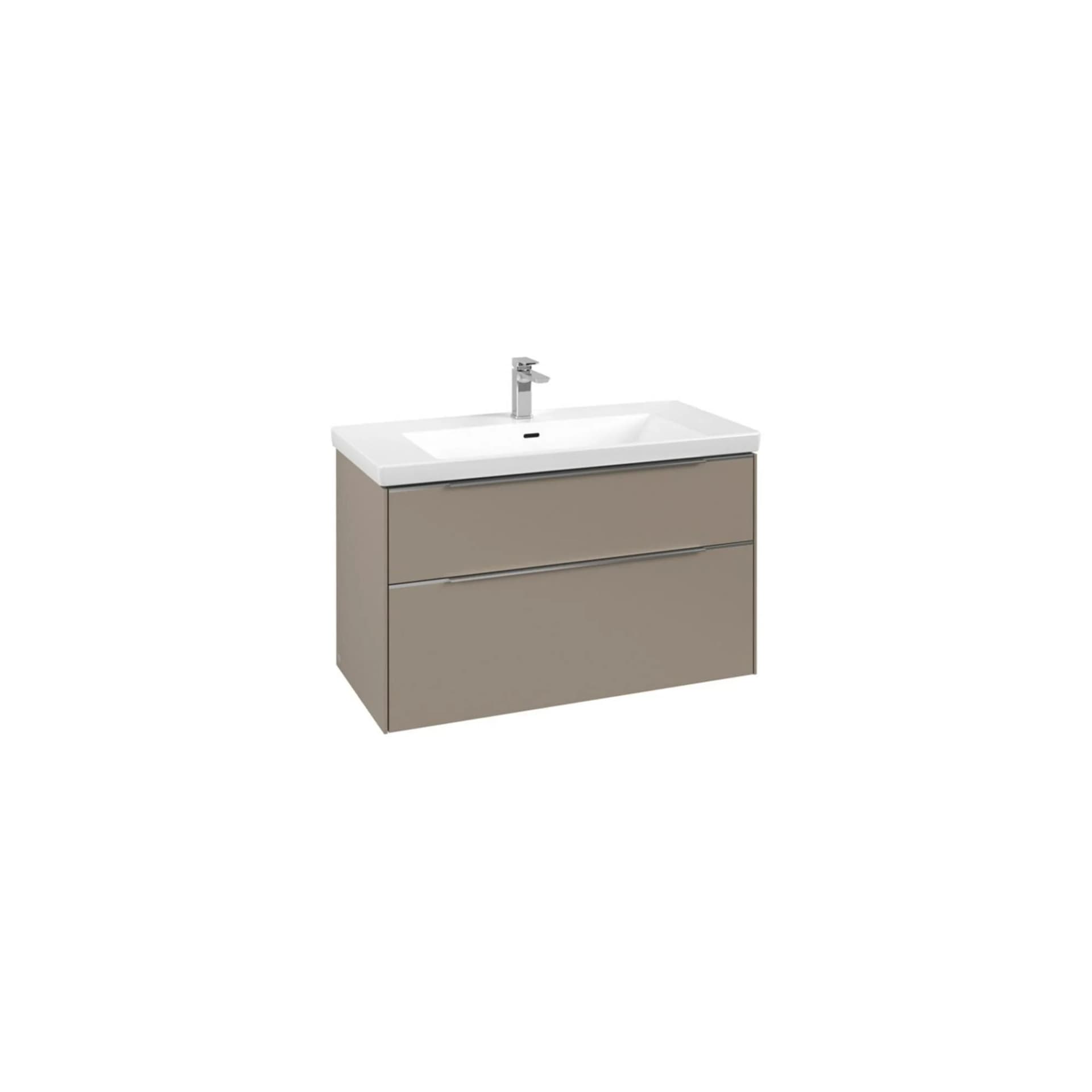 Villeroy & Boch Subway 3.0 Waschbeckenunterschrank Taupe