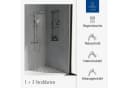 Villeroy & Boch Duschsystem Elody Chrom Regenbrause Thermostat Bild 1