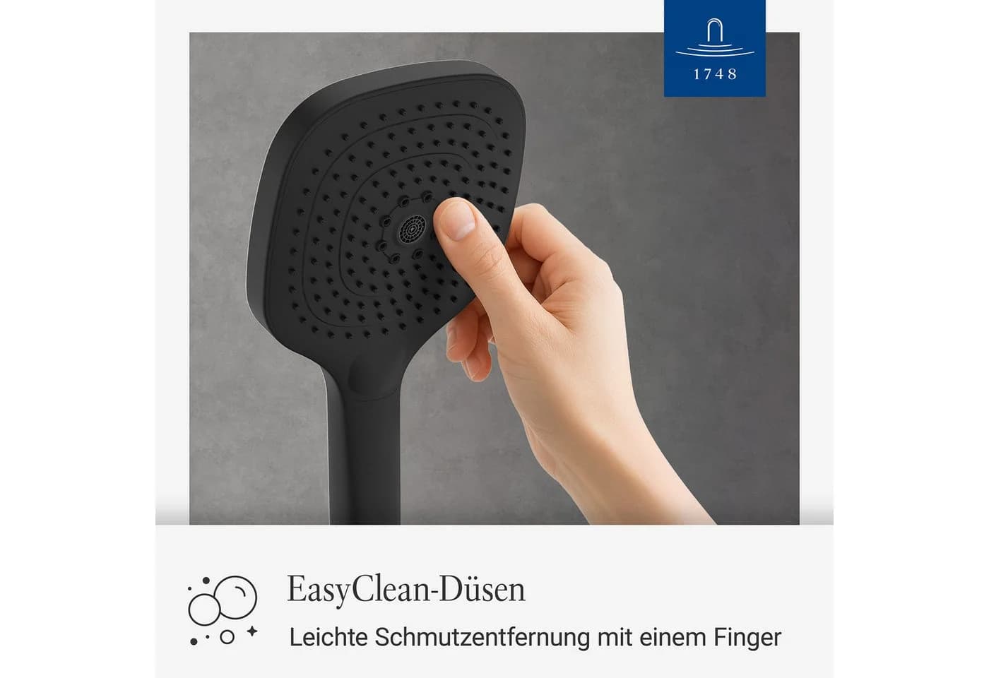 Villeroy & Boch Duschsystem Elody Matt Schwarz mit CoolBody & Thermostat - Bild 3