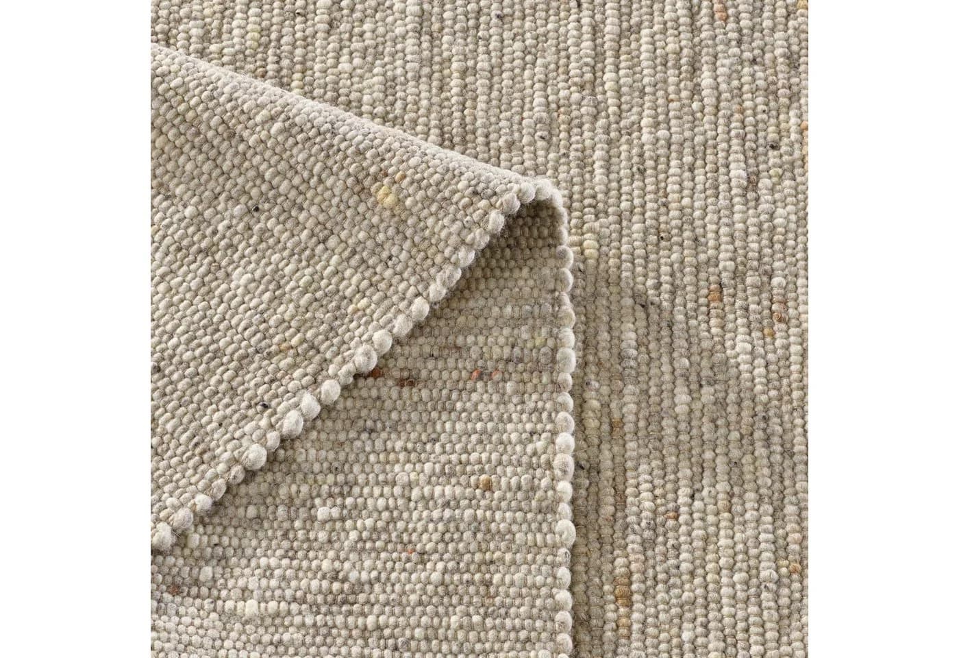 TaraCarpet Wollteppich Lambrecht Handgewebt Grau Beige Melange - Bild 4