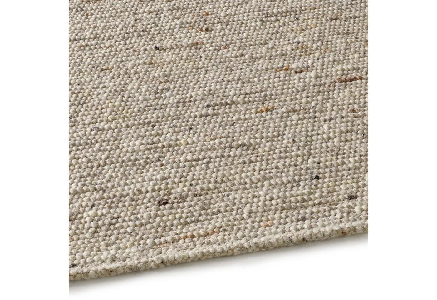 TaraCarpet Wollteppich Lambrecht Handgewebt Grau Beige Melange - Bild 5