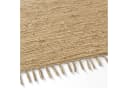 TaraCarpet Sylt Flickenteppich Beige mit Fransen Bild 4