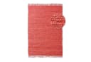 TaraCarpet Flickenteppich Sylt Rot Baumwolle Bild 1