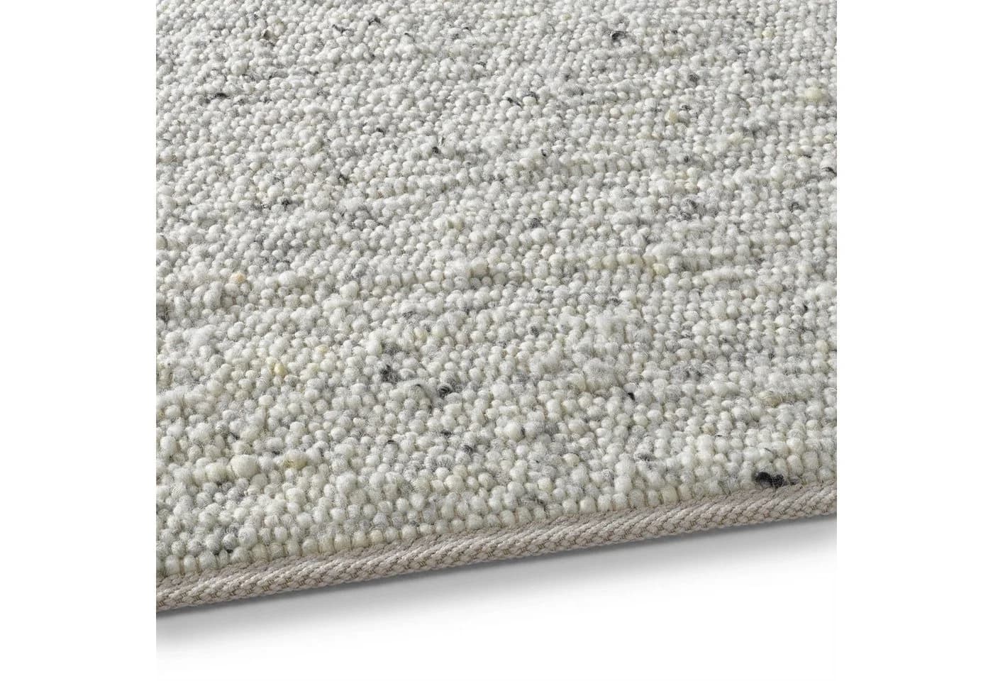 TaraCarpet Wollteppich Fjord Handwebteppich Schurwolle Grau - Bild 4