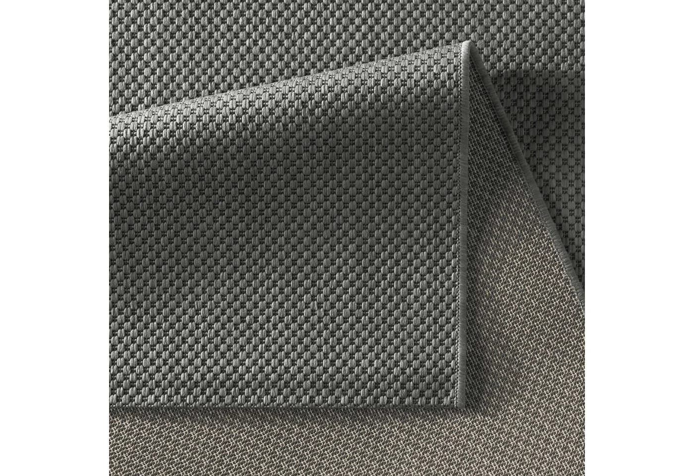 TaraCarpet Teppich Regina Anthrazit Indoor Outdoor Flachgewebe - Bild 4