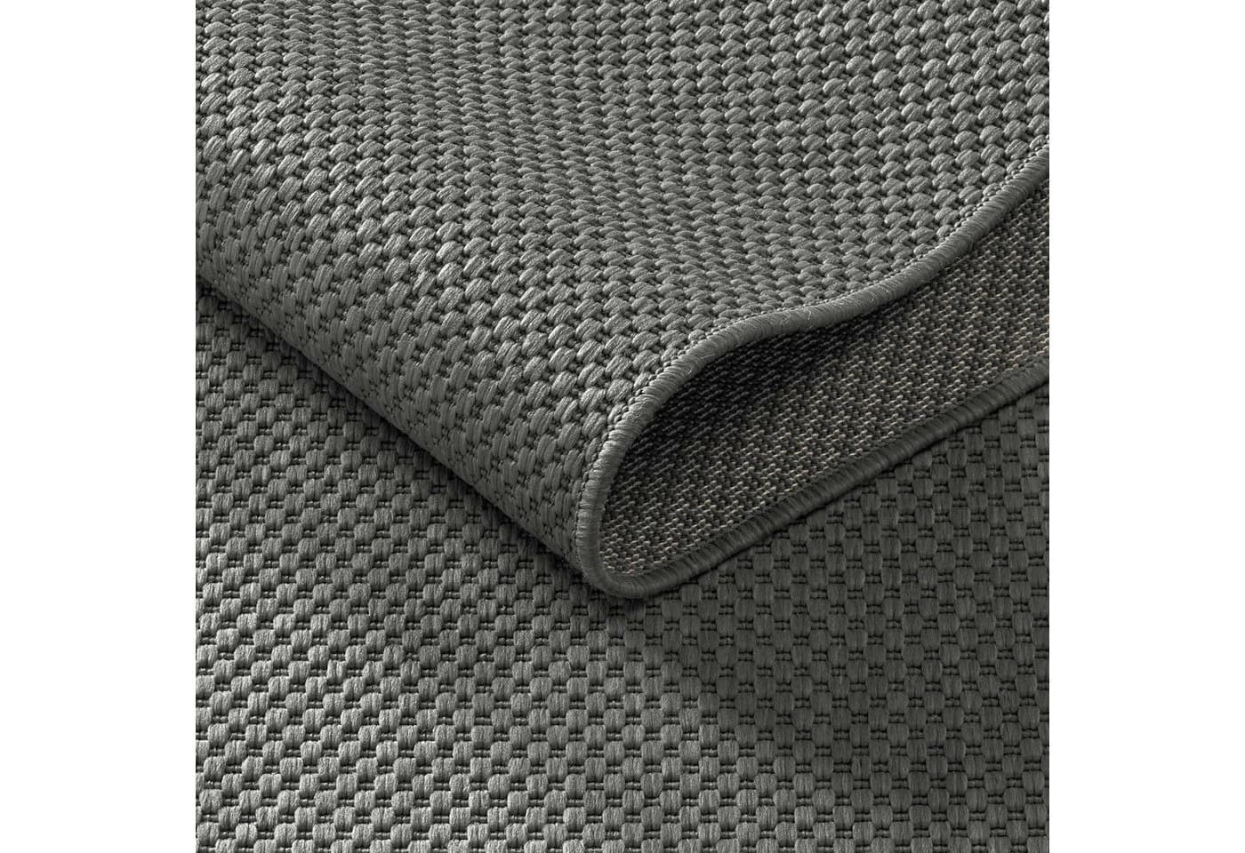 TaraCarpet Teppich Regina Anthrazit Indoor Outdoor Flachgewebe - Bild 5