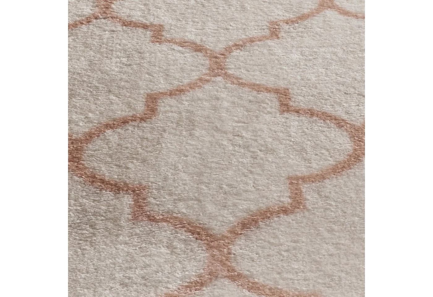 TaraCarpet Teppich Valetta Florentiner 52 Beige/Rosa Kurzflor - Bild 4