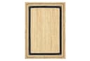 TaraCarpet Jute Teppich Durry Schwarz Bordüre Modern Bild 2