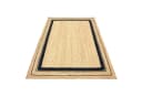 TaraCarpet Jute Teppich Durry Schwarz Bordüre Modern Bild 4